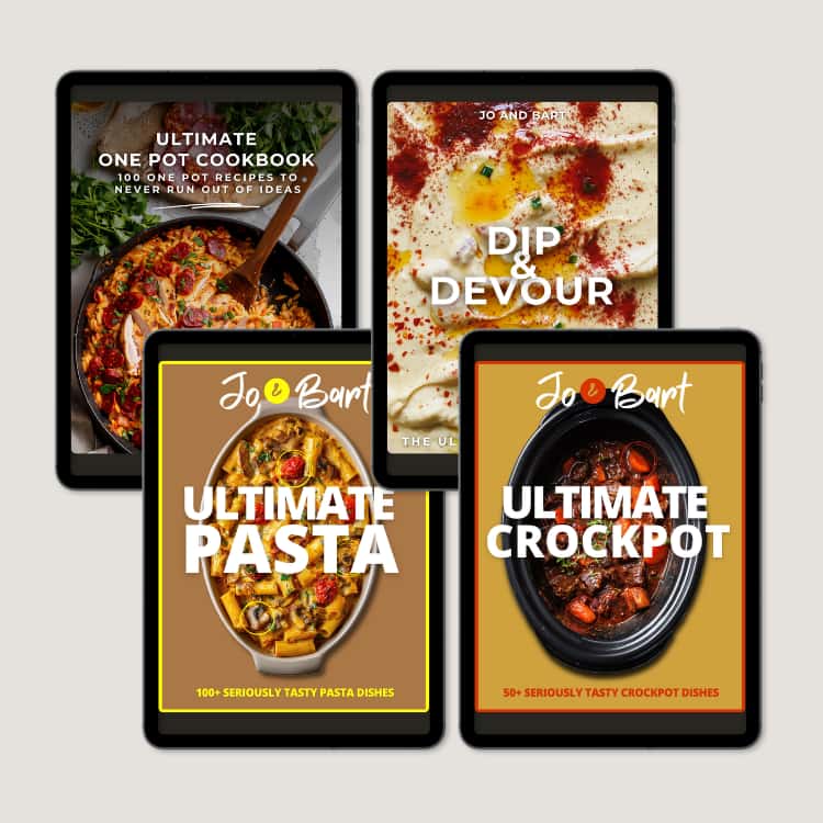 Jo and Bart's Classics - 4 cookbook covers